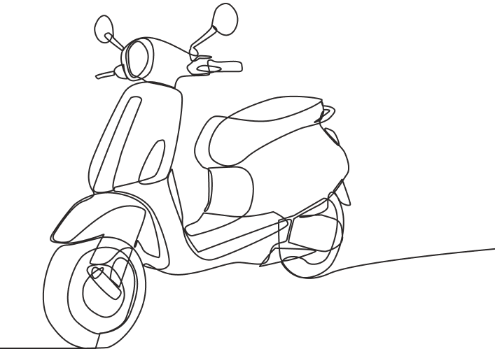 Vespa llustration